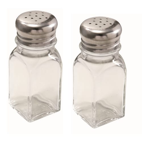 Winco G-109 Salt & Pepper Shaker 2 oz, Square